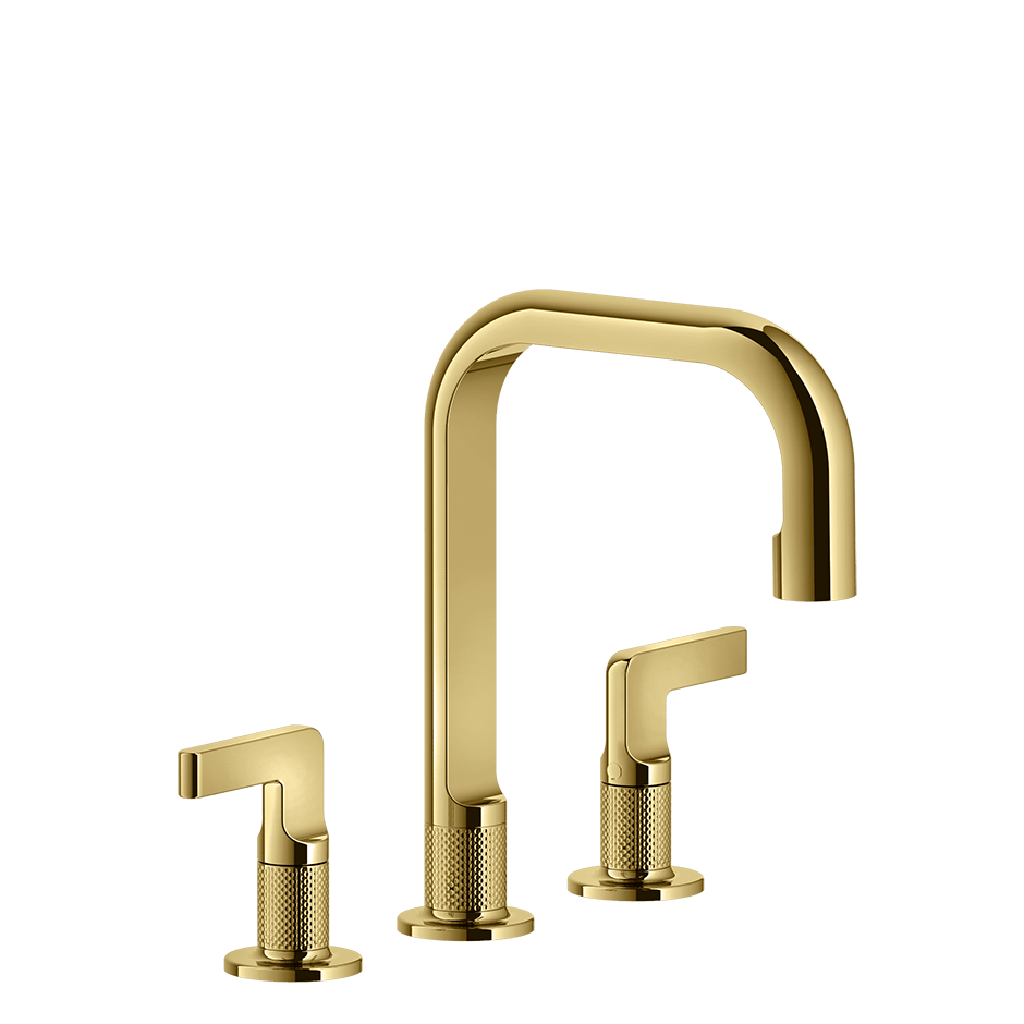 Gessi Washbasin Group 58014 in Gold Pvd