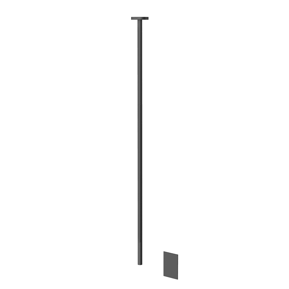 Gessi Electronic Mixer 58024 in Matte Black