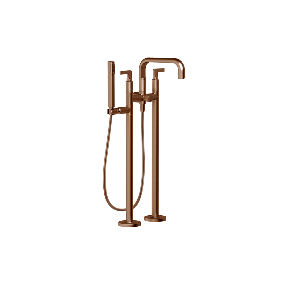Gessi Bath Mixer 58029 in Copper Brushed Pvd