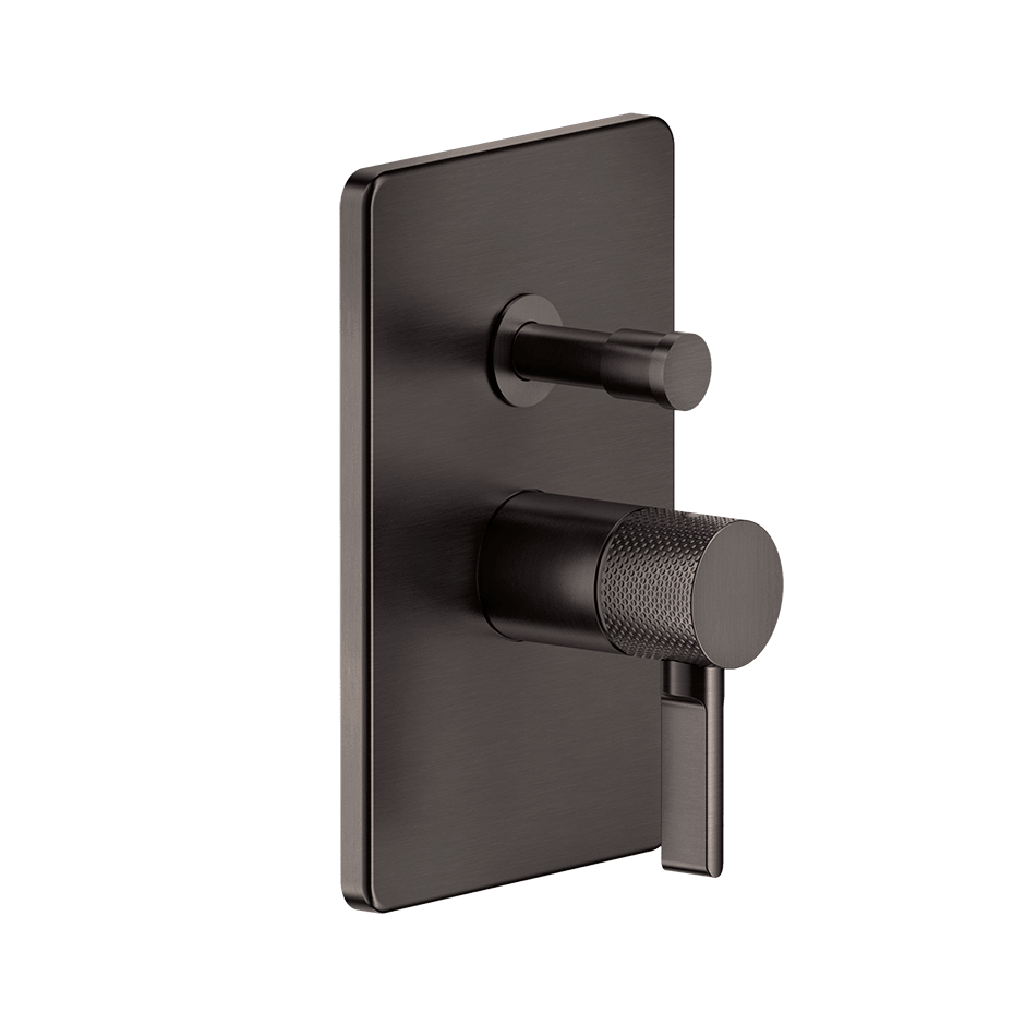 Gessi Shower Mixer 58079 in Black Metal Br. Pvd