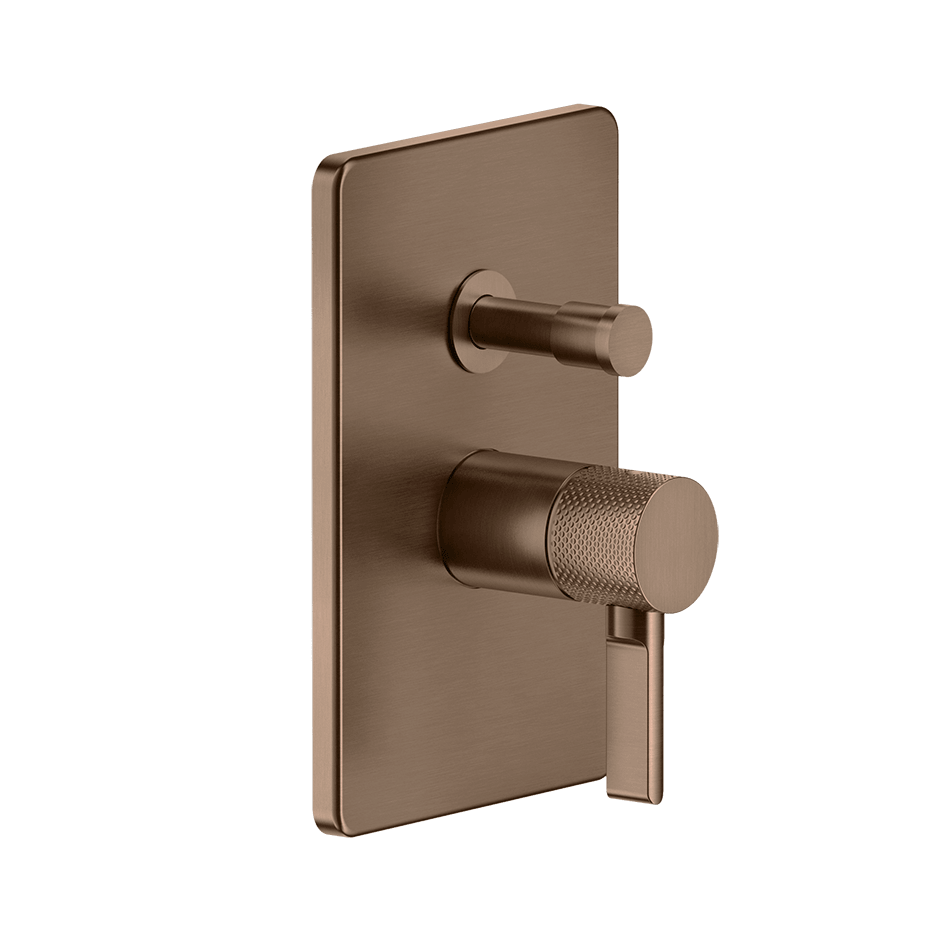 Gessi Shower Mixer 58079 in Copper Brushed Pvd