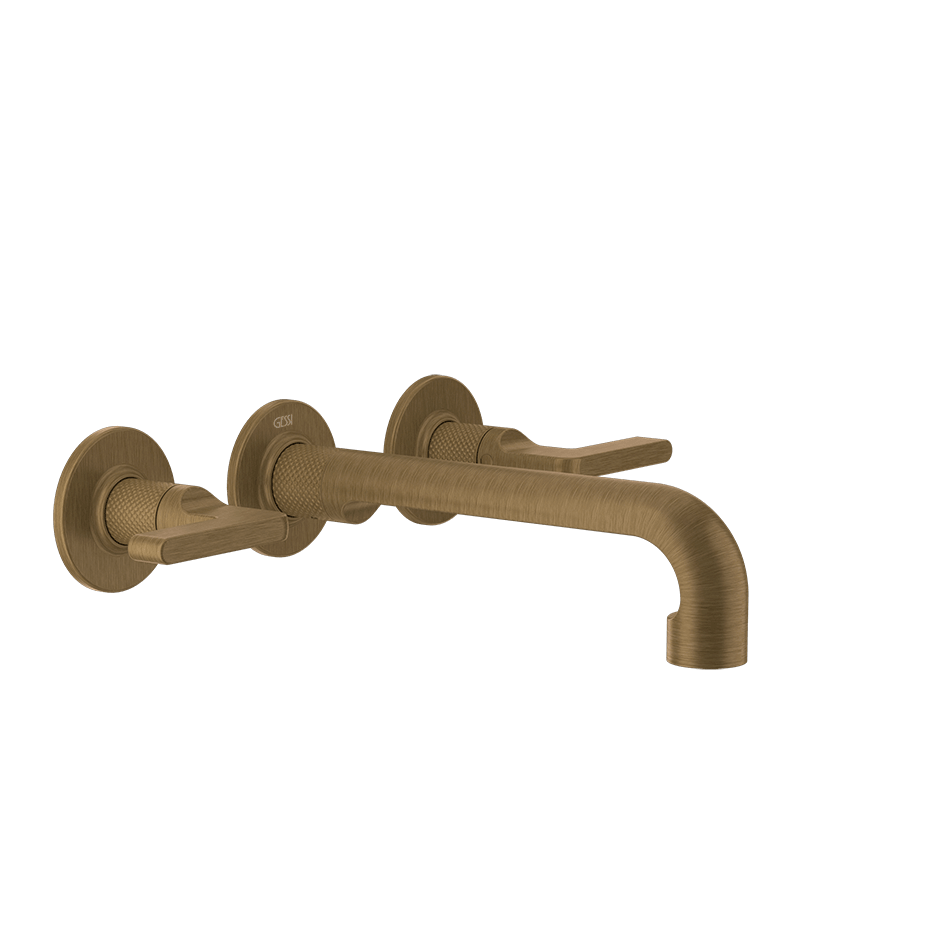 Gessi Washbasin Group 58090 in Antique Brass