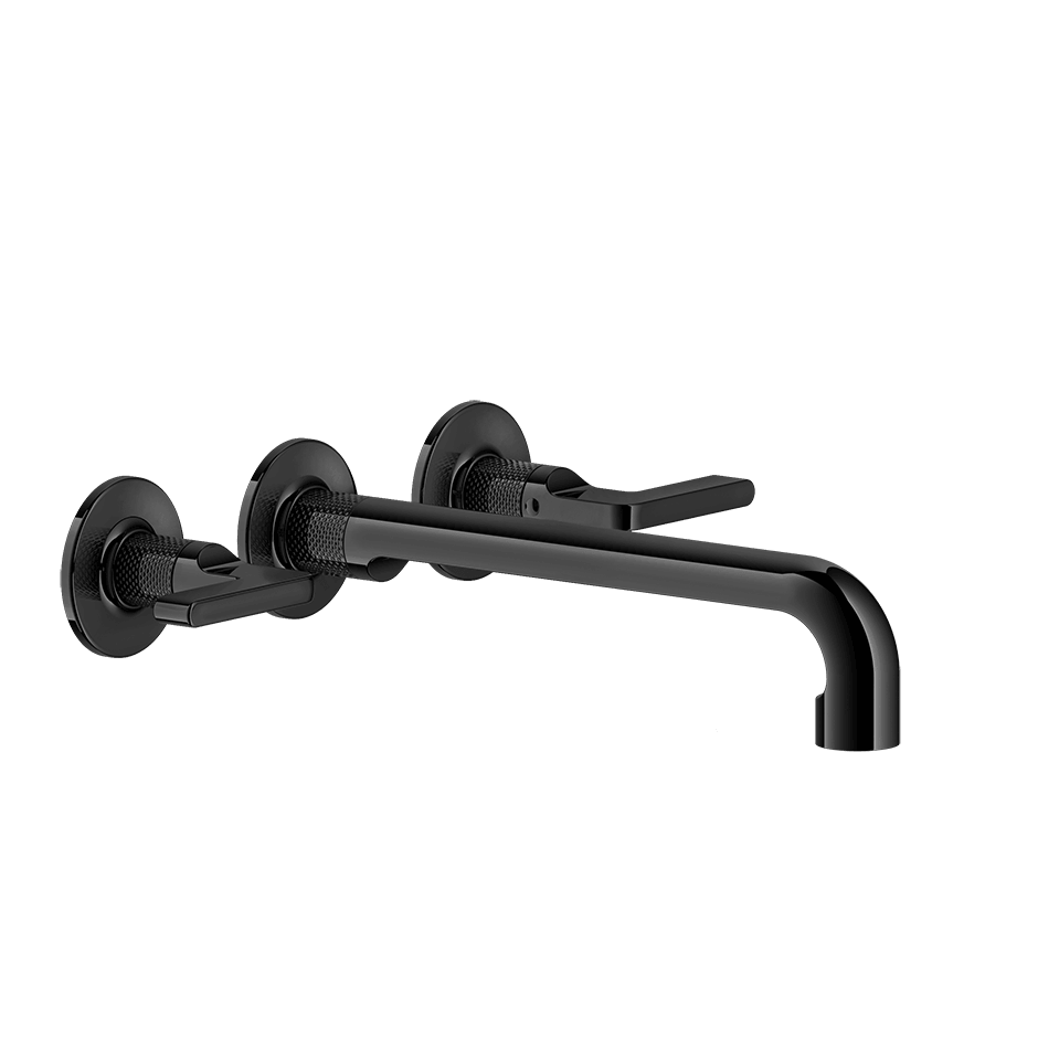 Gessi Washbasin Group 58092 in Black Metal Pvd