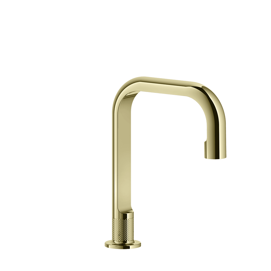 Gessi Basin Spout 58093 in Brass Pvd
