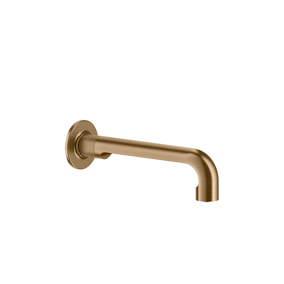 Gessi Basin Spout 58100 in Warm Bronze Br. Pvd