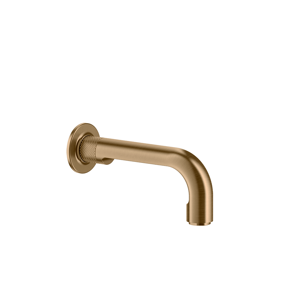 Gessi Bath Spout 58103 in Warm Bronze Br. Pvd