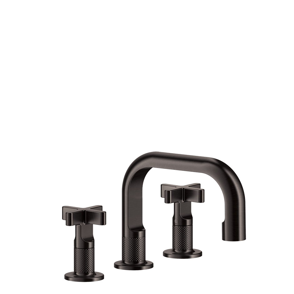 Gessi Washbasin Group 58111 in Black Metal Br. Pvd