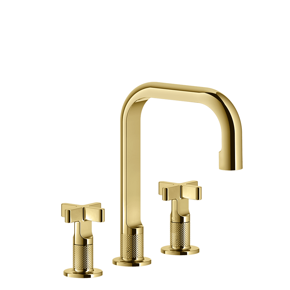Gessi Washbasin Group 58113 in Gold Pvd
