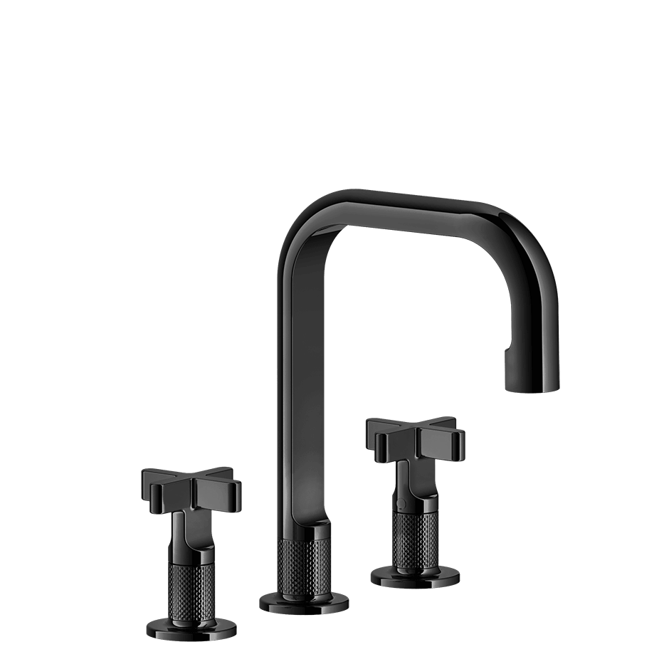 Gessi Washbasin Group 58113 in Black Metal Pvd