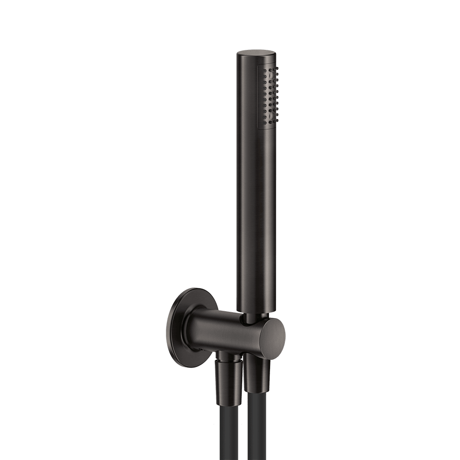 Gessi Shower Set 58123 in Black Metal Br. Pvd