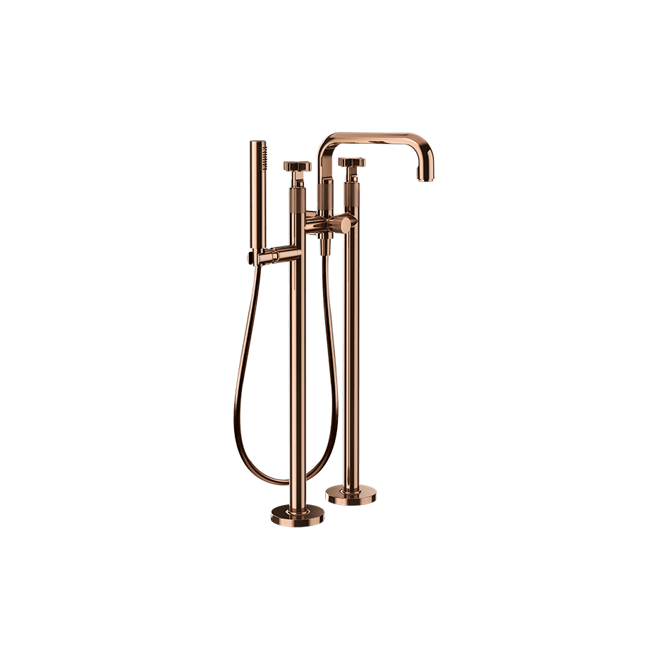 Gessi Bath Mixer 58129 in Copper Pvd