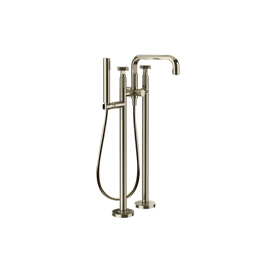 Gessi Bath Mixer 58129 in Nickel Pvd