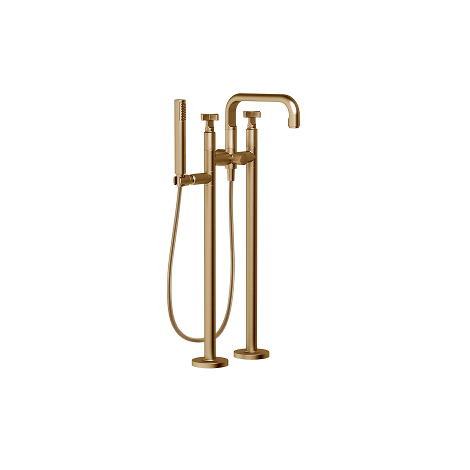 Gessi Bath Mixer 58129 in Warm Bronze Br. Pvd