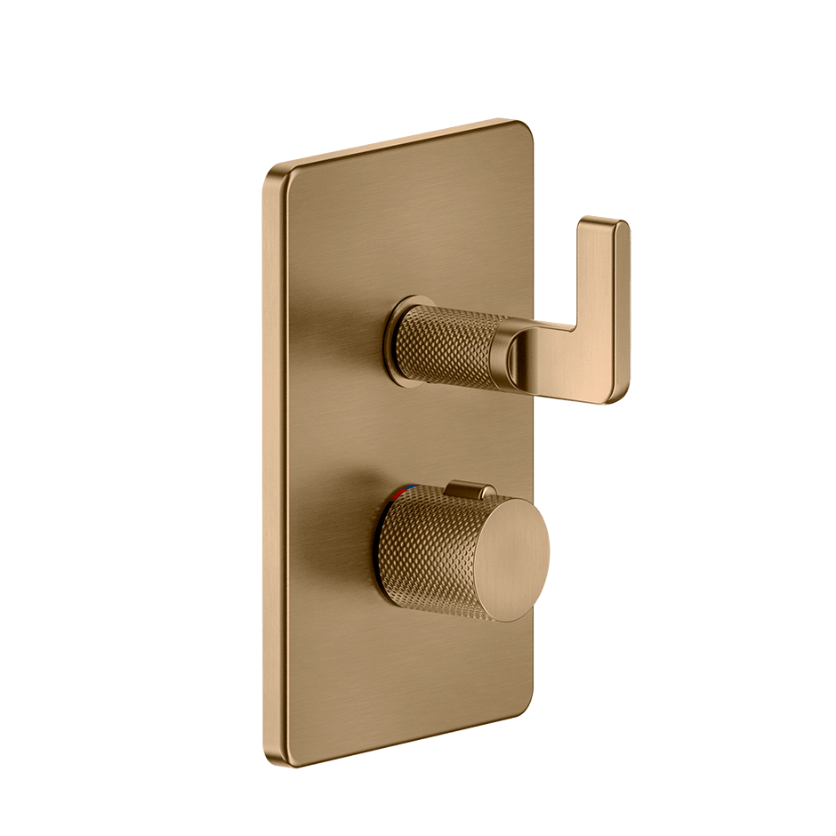 Gessi Shower Mixer 58132 in Warm Bronze Br. Pvd