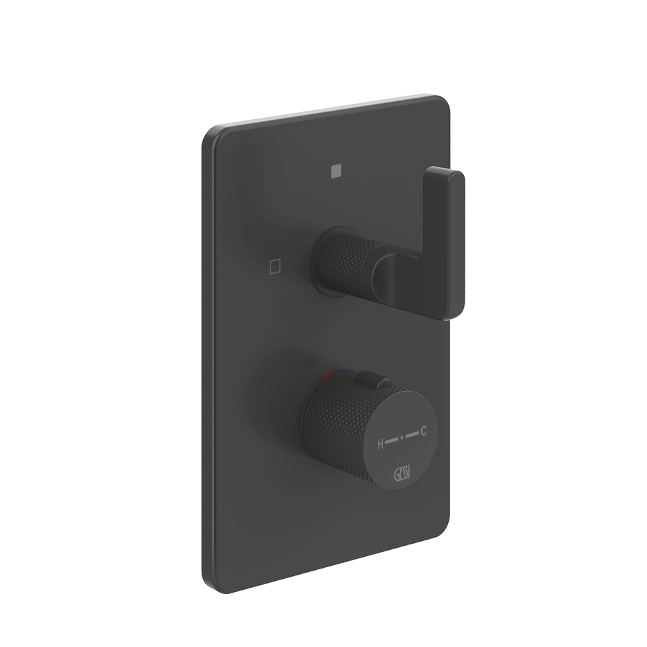 Gessi Shower Mixer 58134 in Matte Black