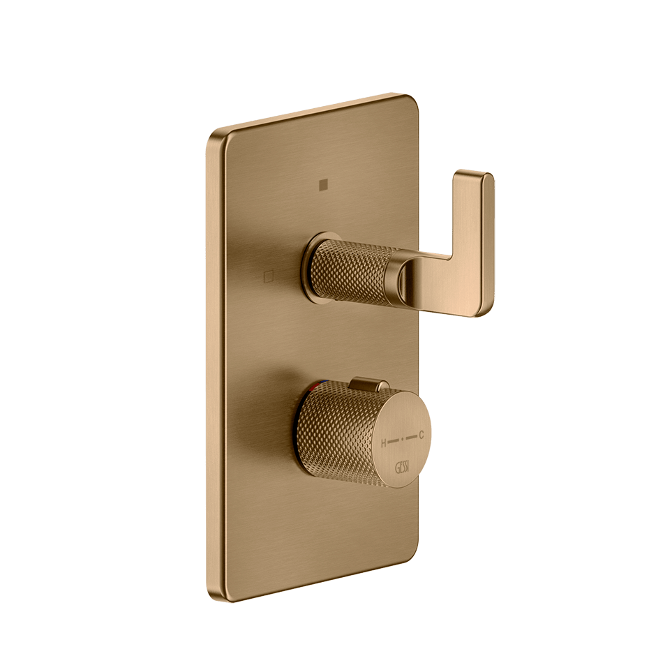 Gessi Shower Mixer 58134 in Warm Bronze Br. Pvd