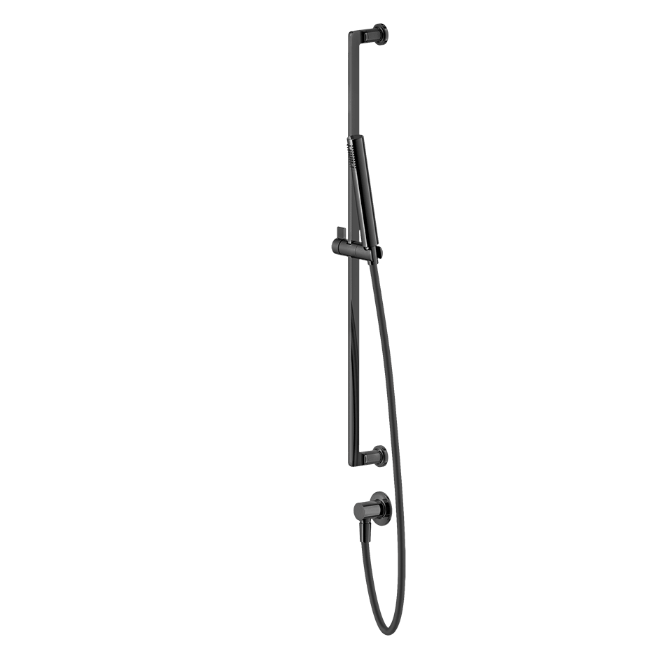 Gessi Sliding Rail 58142 in Black Metal Pvd