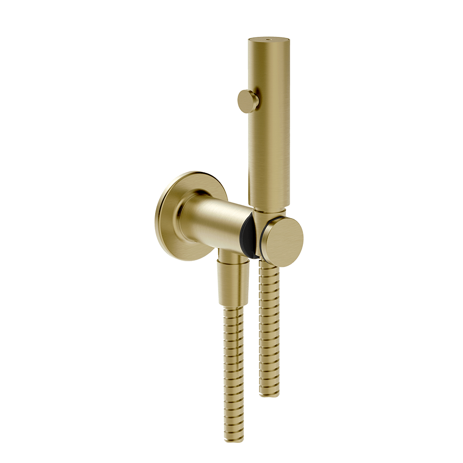 Gessi Hydrobrush 58151 in Brass Brushed Pvd