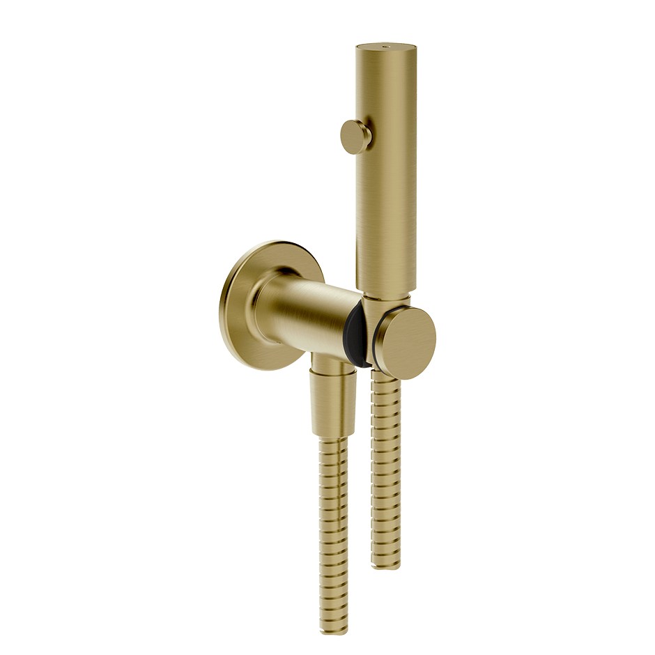 Gessi Shut-Off 58153 in Brass Brushed Pvd