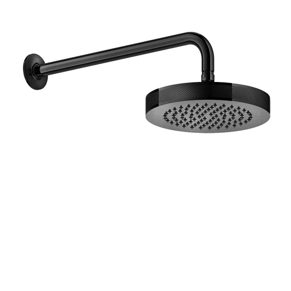Gessi Showerhead 58185 in Black Metal Pvd