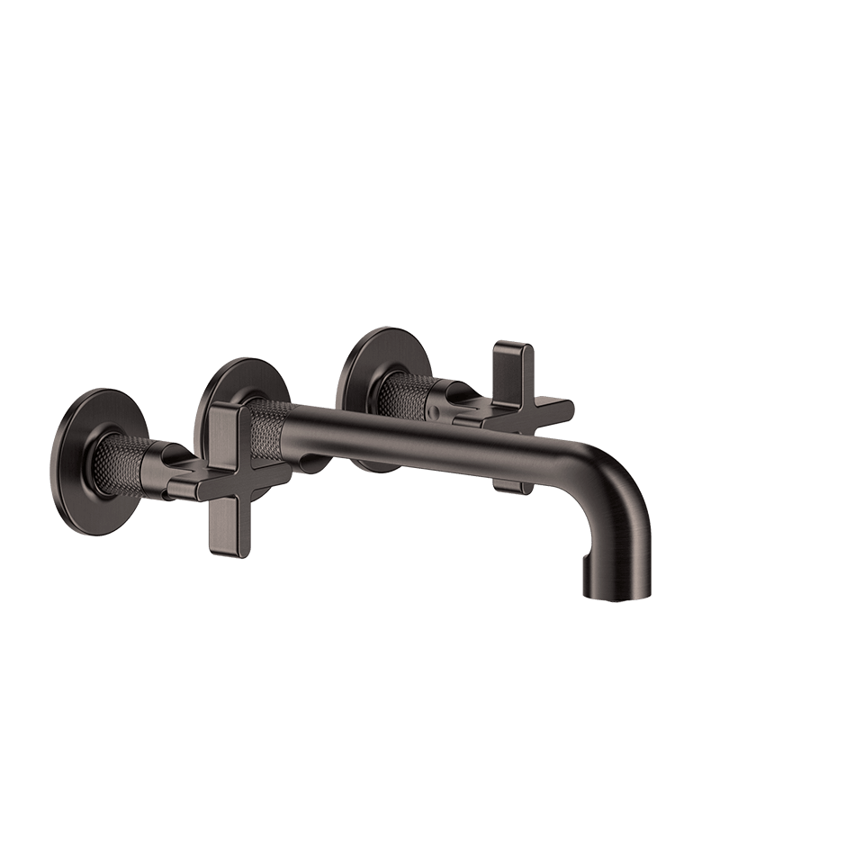 Gessi Washbasin Group 58190 in Black Metal Br. Pvd
