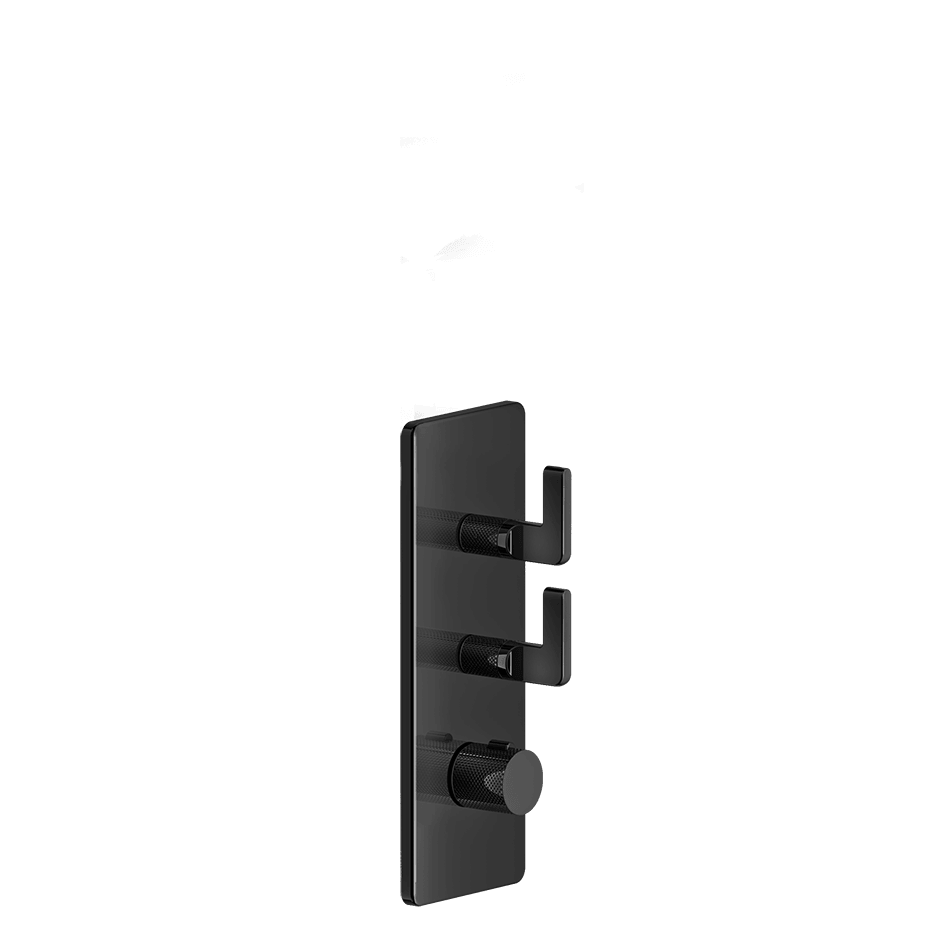 Gessi Shower Mixer 58204 in Black Metal Pvd