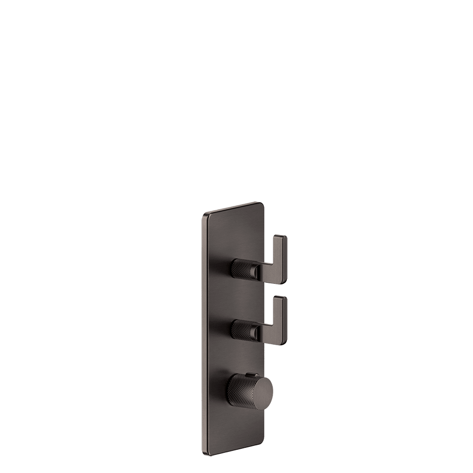 Gessi Shower Mixer 58204 in Black Metal Br. Pvd