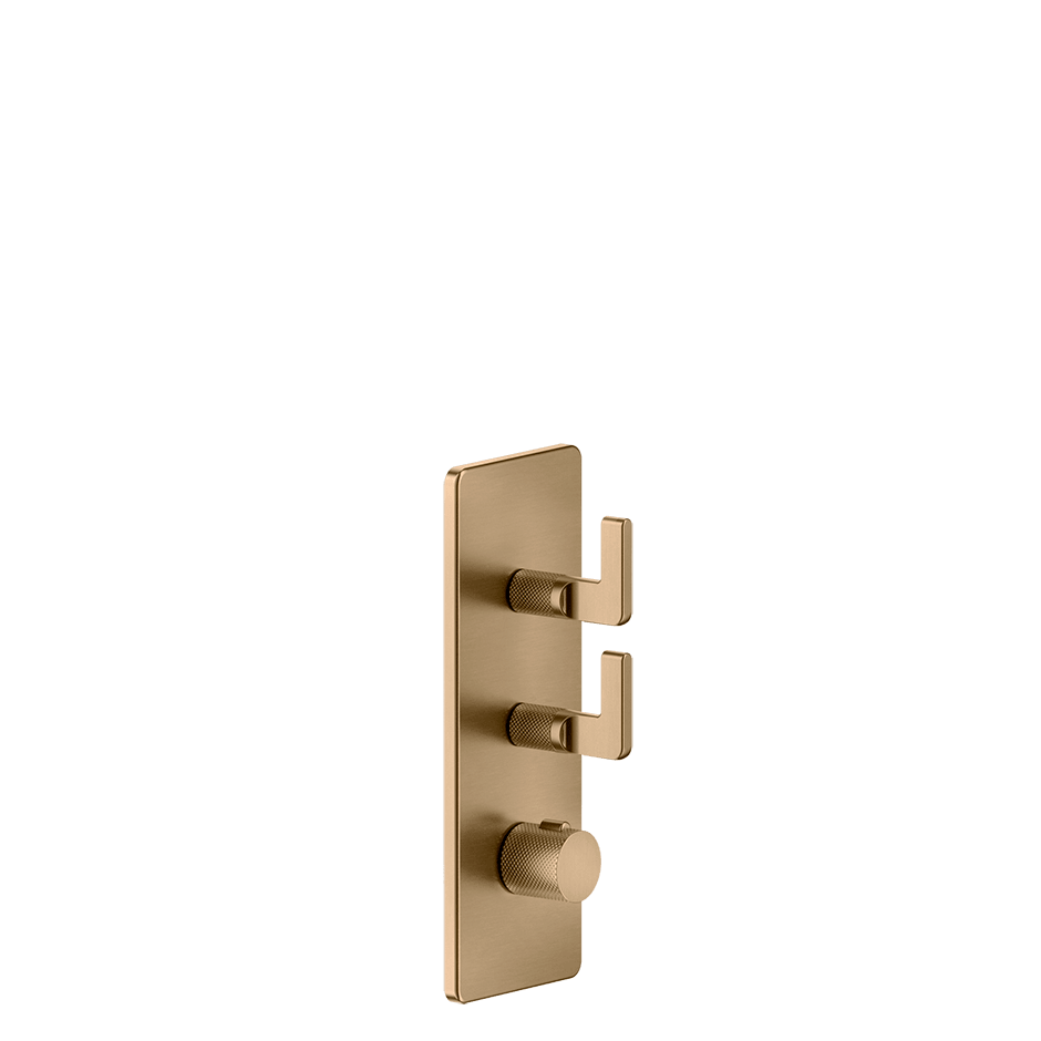 Gessi Shower Mixer 58204 in Warm Bronze Br. Pvd