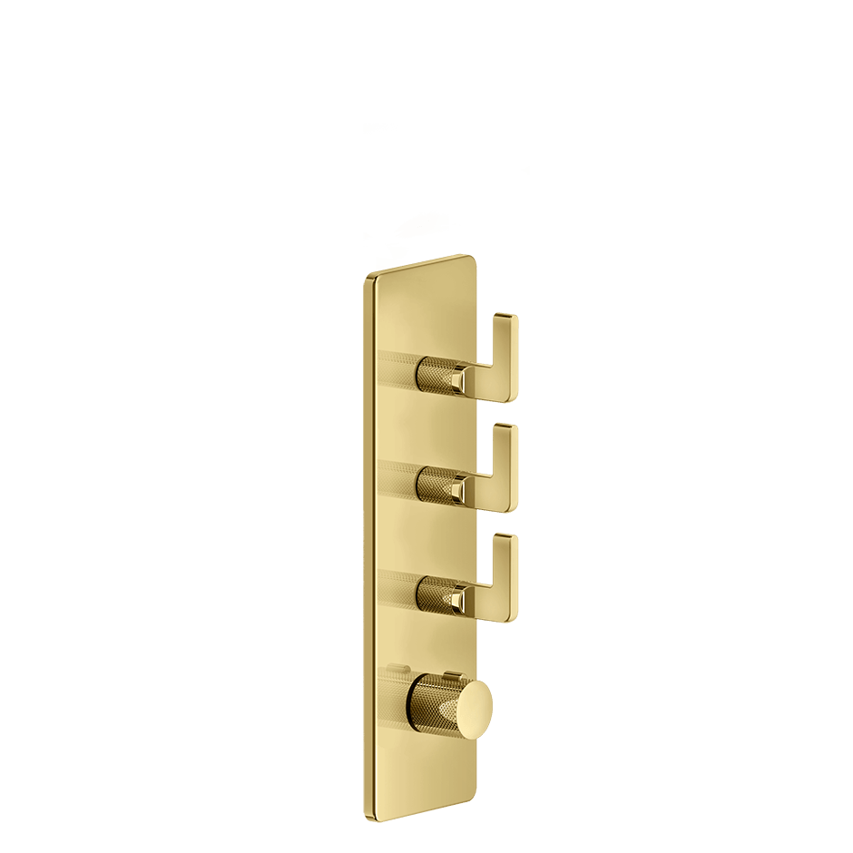 Gessi Shower Mixer 58206 in Gold Pvd