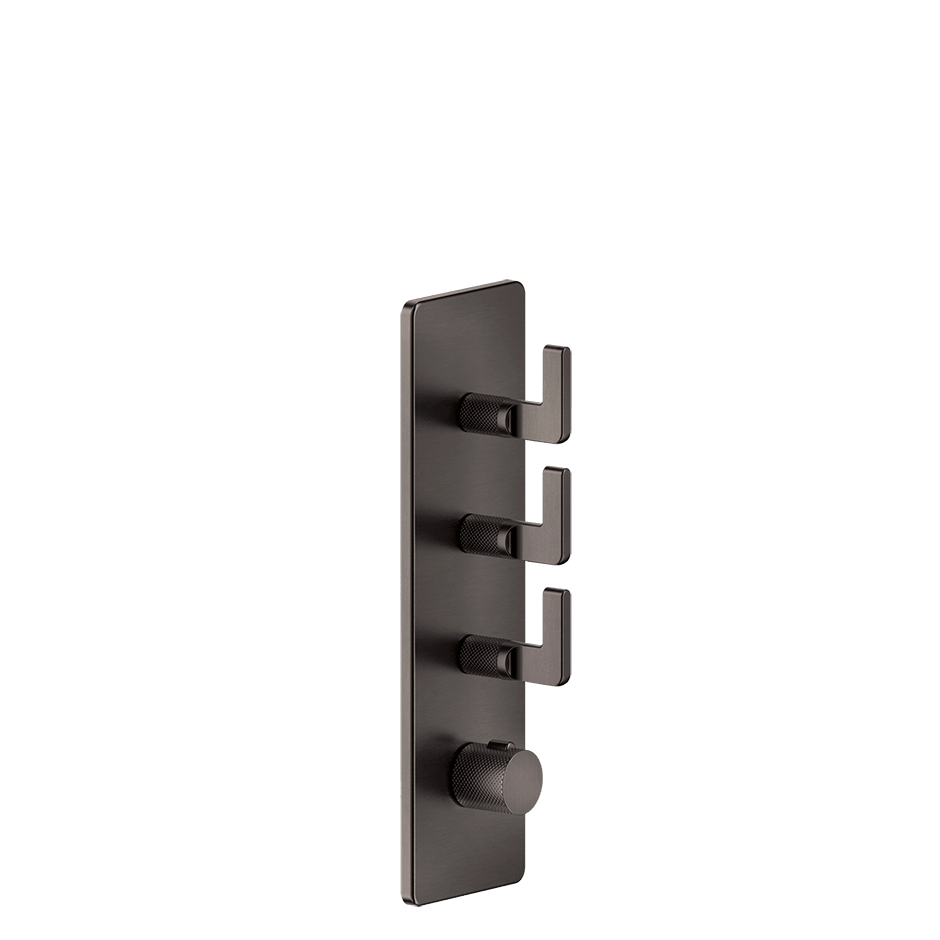 Gessi Shower Mixer 58206 in Black Metal Br. Pvd