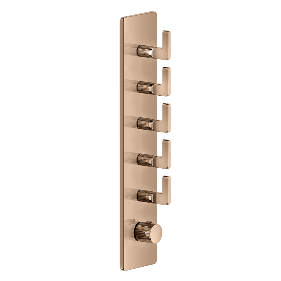 Gessi Shower Mixer 58210 in Copper Pvd