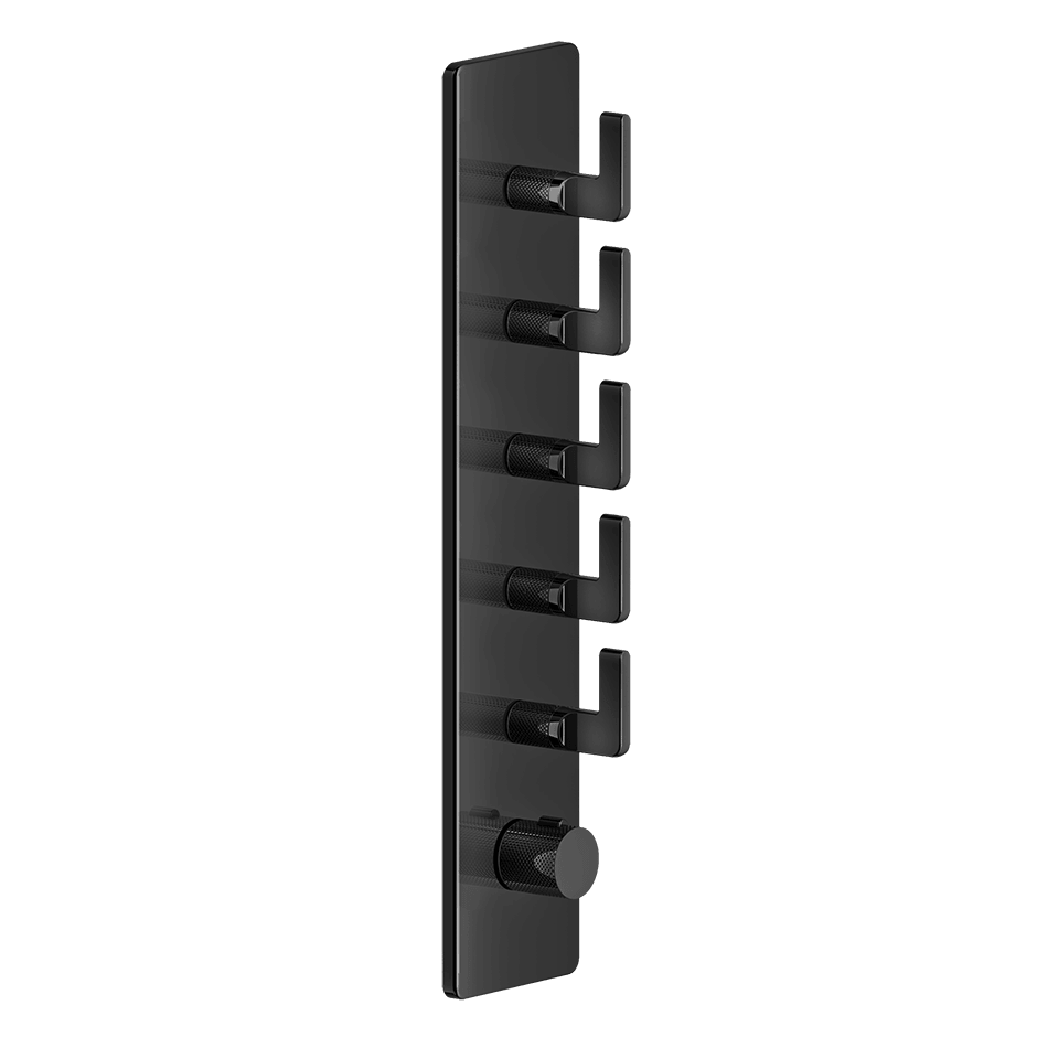 Gessi Shower Mixer 58210 in Black Metal Pvd