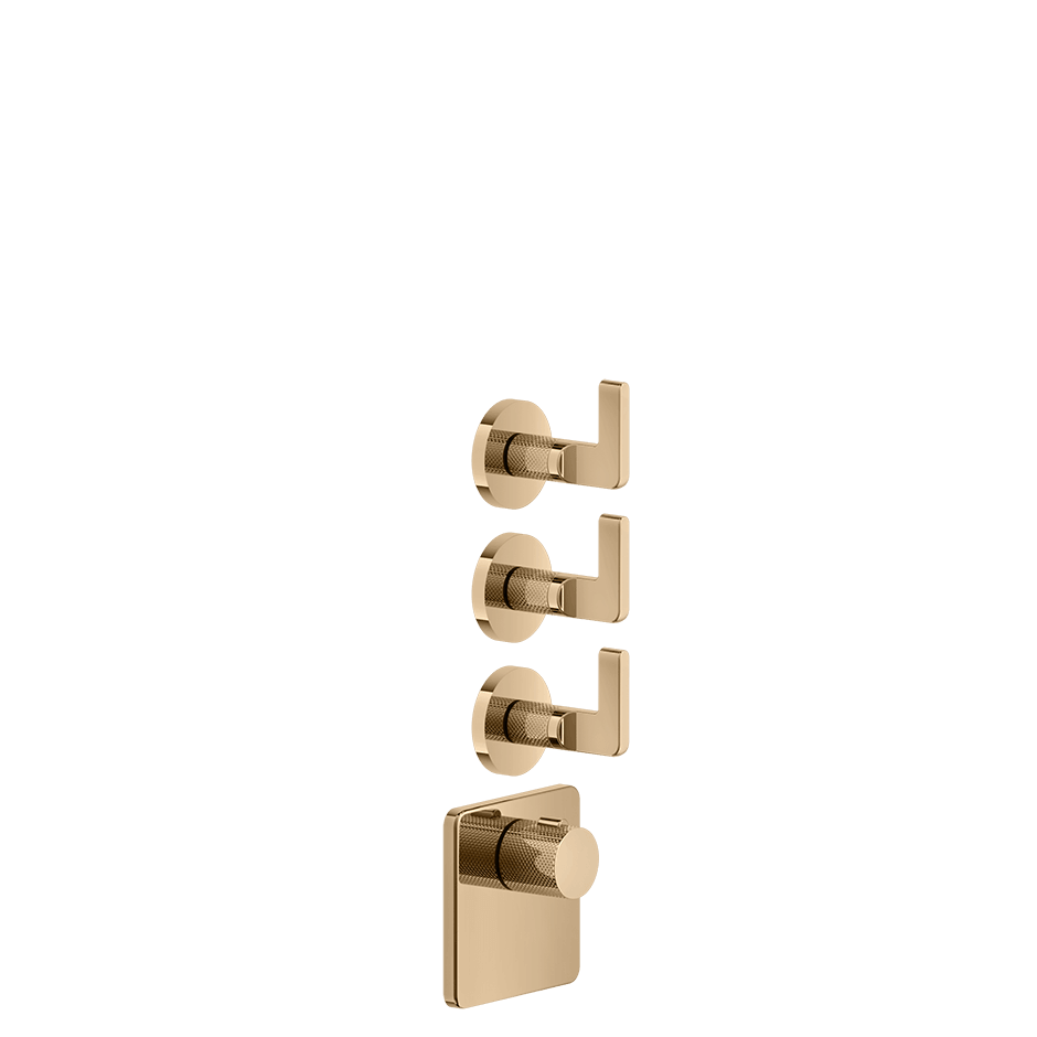 Gessi Shower Mixer 58216 in Warm Bronze Pvd