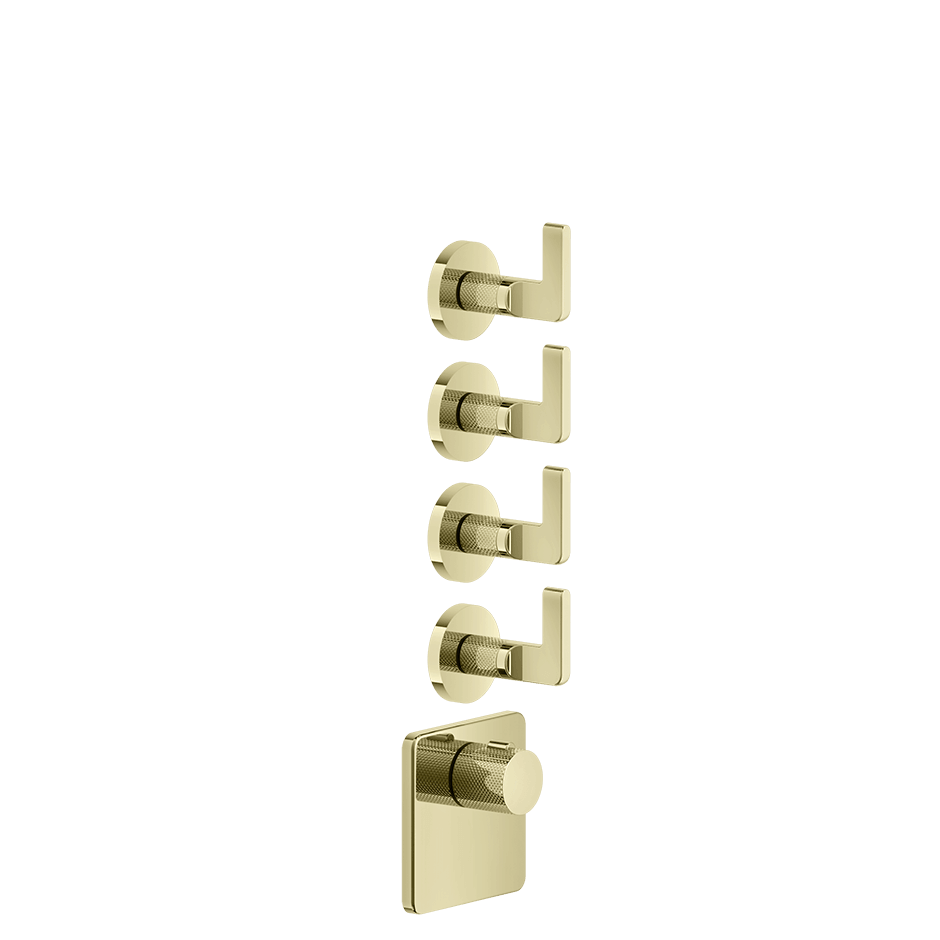 Gessi Shower Mixer 58218 in Brass Pvd