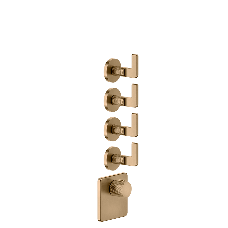 Gessi Shower Mixer 58218 in Warm Bronze Br. Pvd