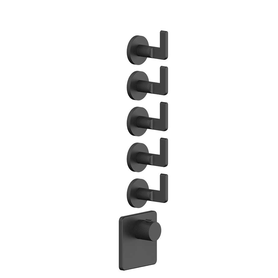 Gessi Shower Mixer 58220 in Matte Black