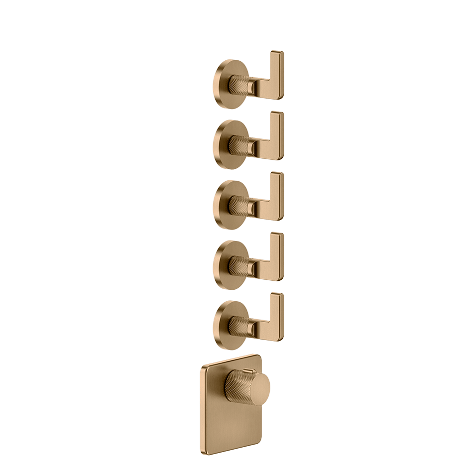 Gessi Shower Mixer 58220 in Warm Bronze Br. Pvd