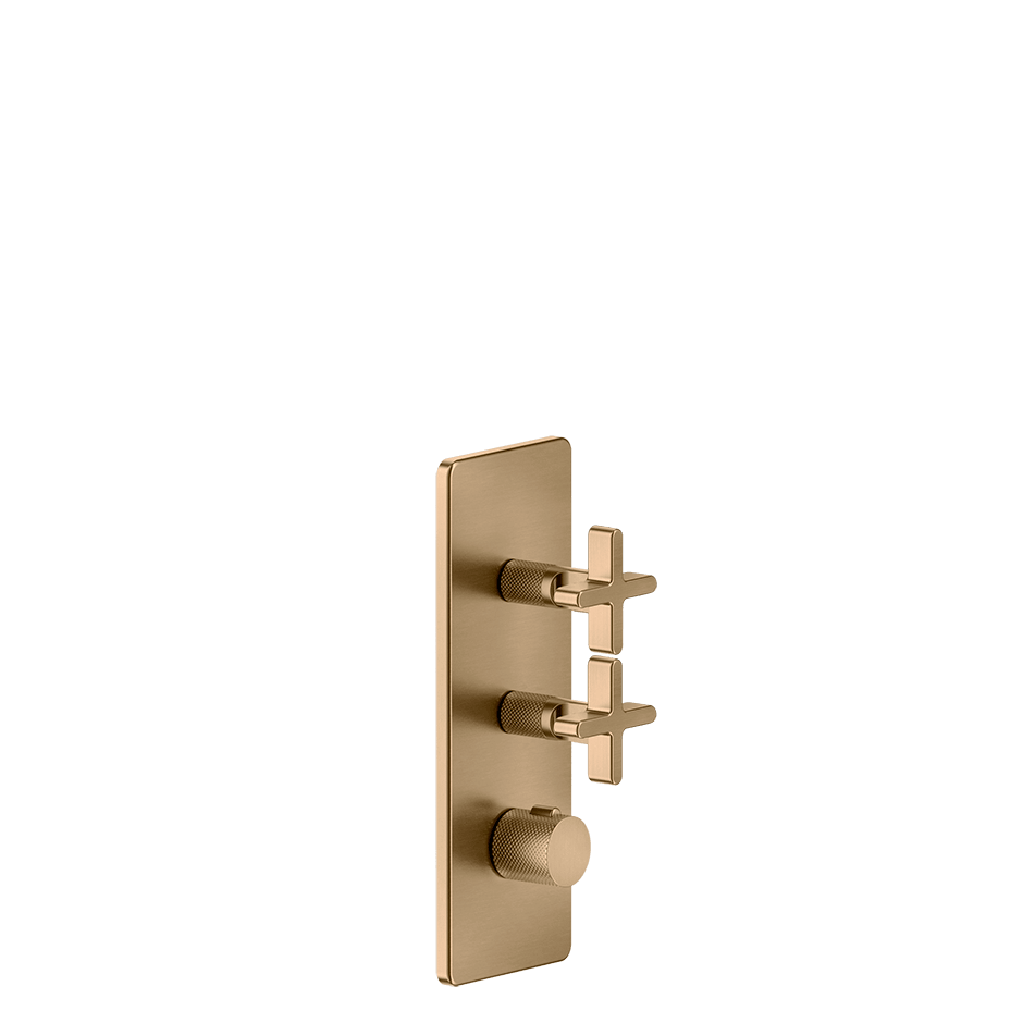 Gessi Shower Mixer 58224 in Warm Bronze Br. Pvd