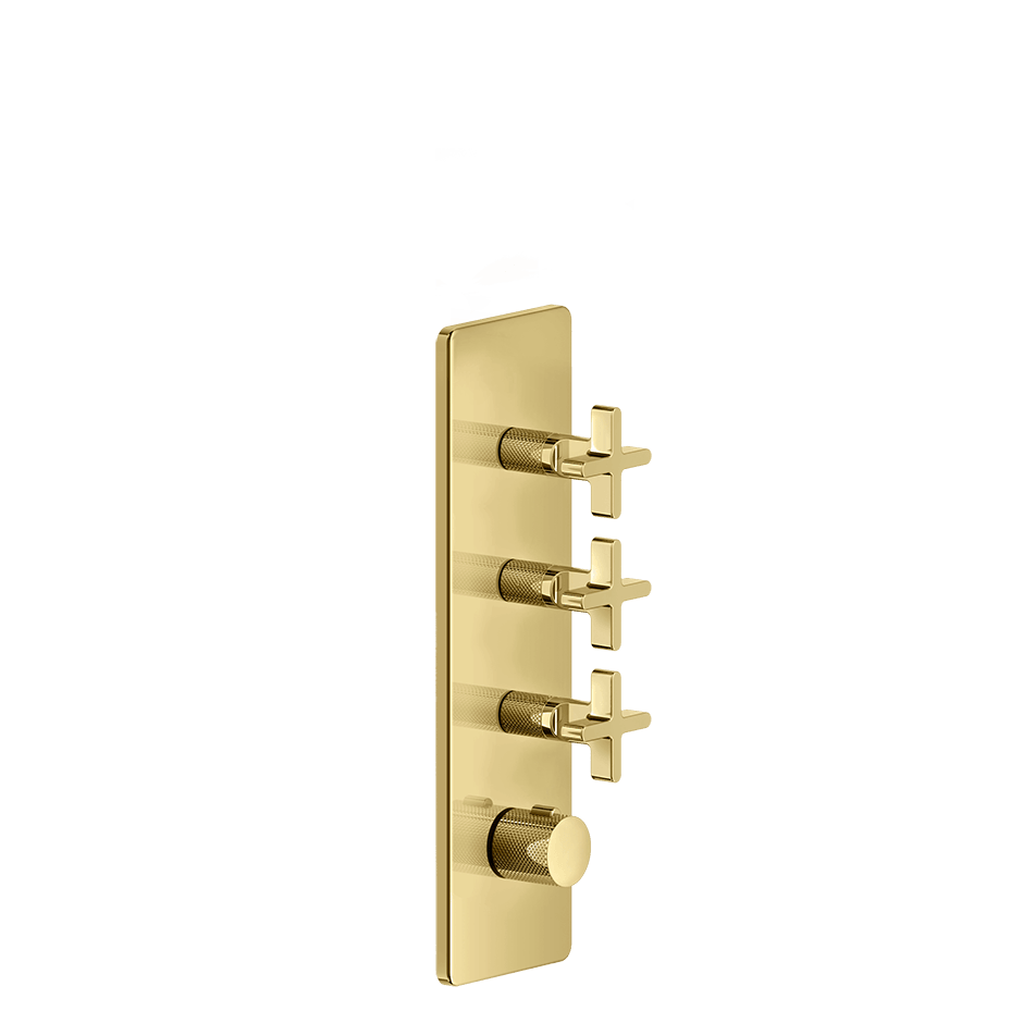 Gessi Shower Mixer 58226 in Gold Pvd