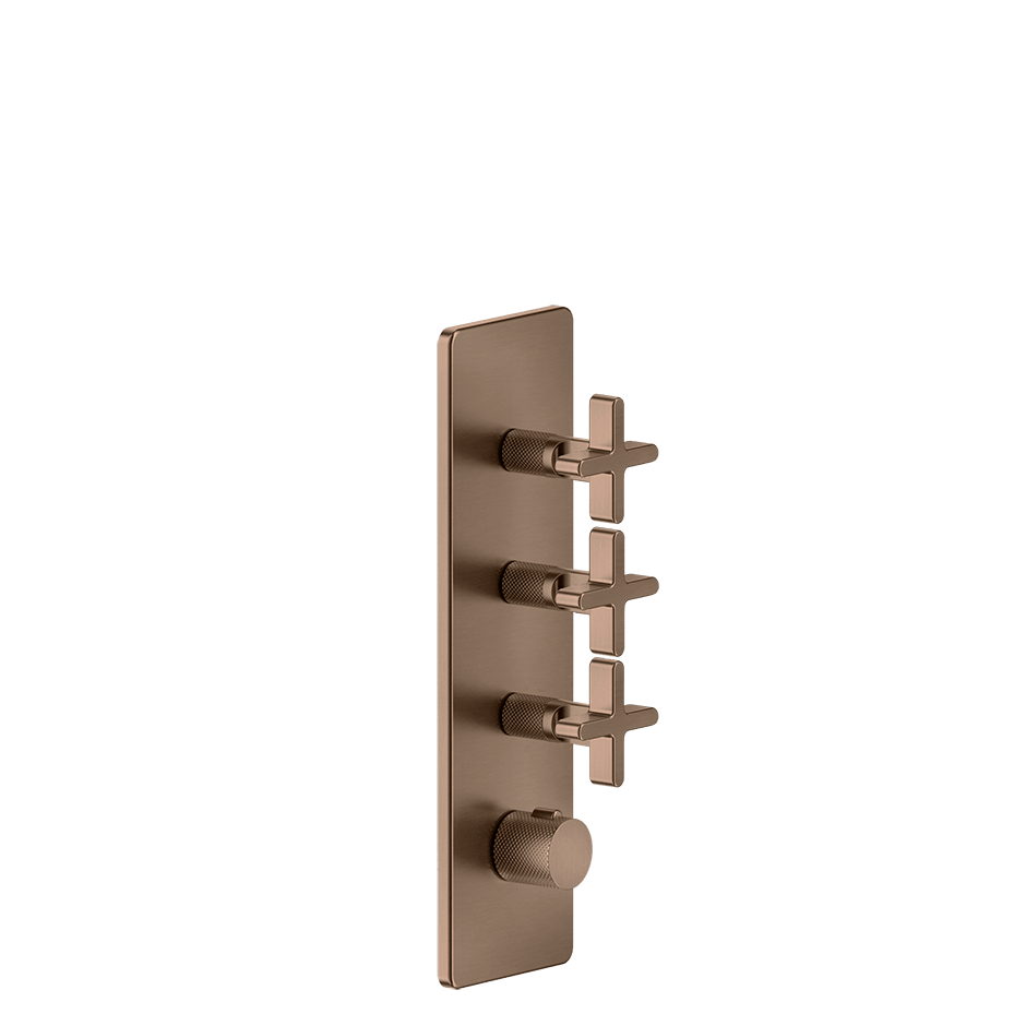 Gessi Shower Mixer 58226 in Copper Brushed Pvd