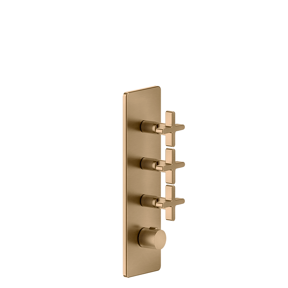 Gessi Shower Mixer 58226 in Warm Bronze Br. Pvd