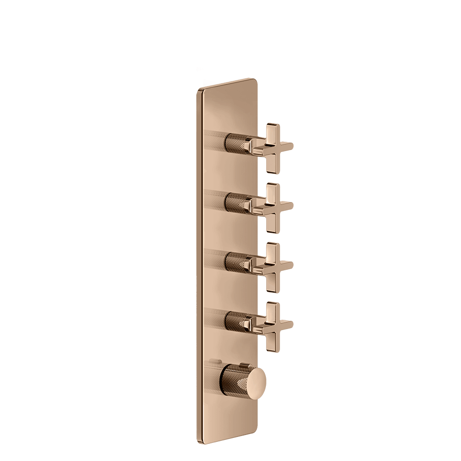 Gessi Shower Mixer 58228 in Copper Pvd