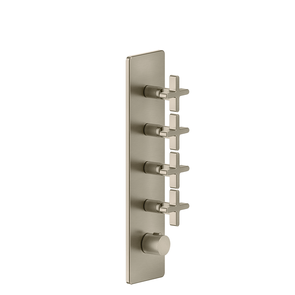 Gessi Shower Mixer 58228 in Finox Brushed Nickel