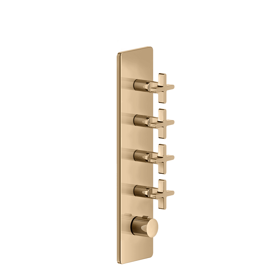 Gessi Shower Mixer 58228 in Warm Bronze Pvd
