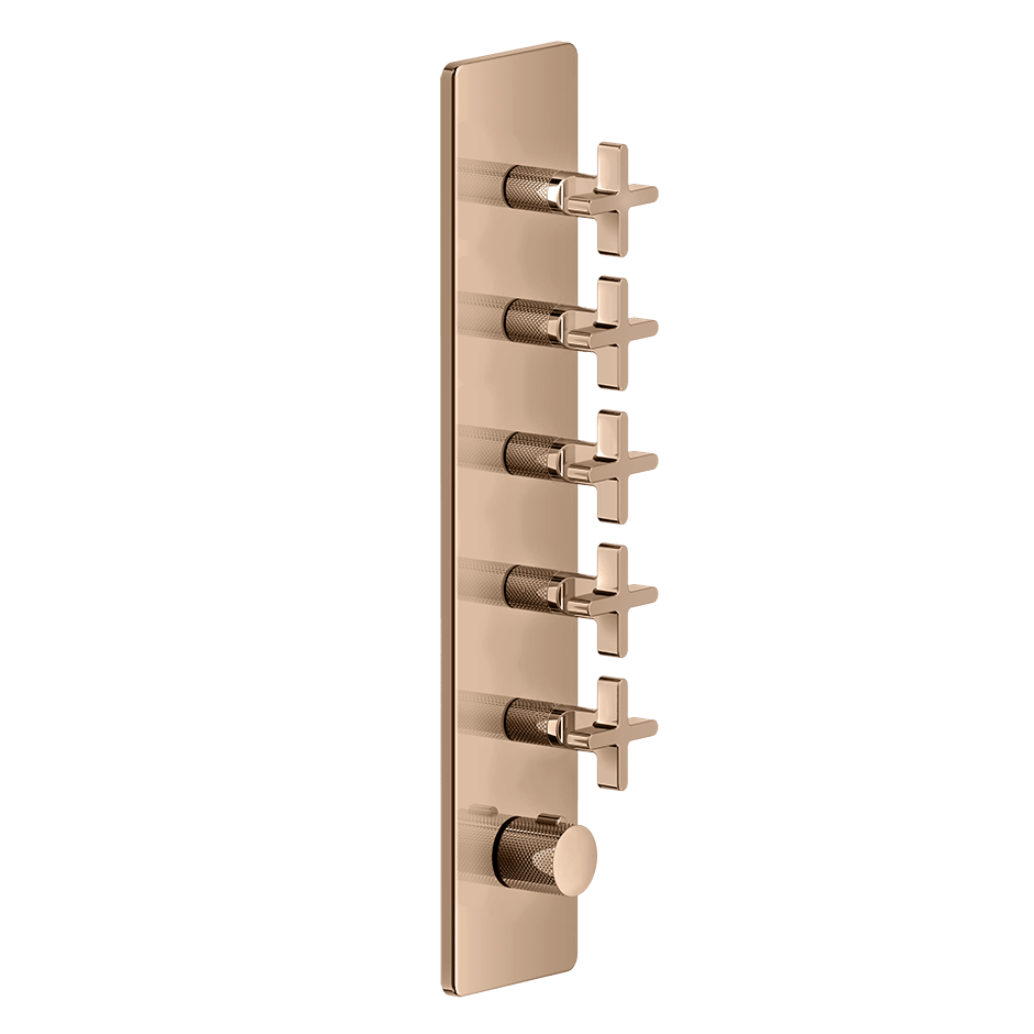 Gessi Shower Mixer 58230 in Copper Pvd