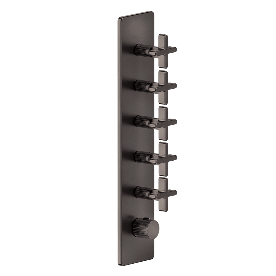 Gessi Shower Mixer 58230 in Black Metal Br. Pvd