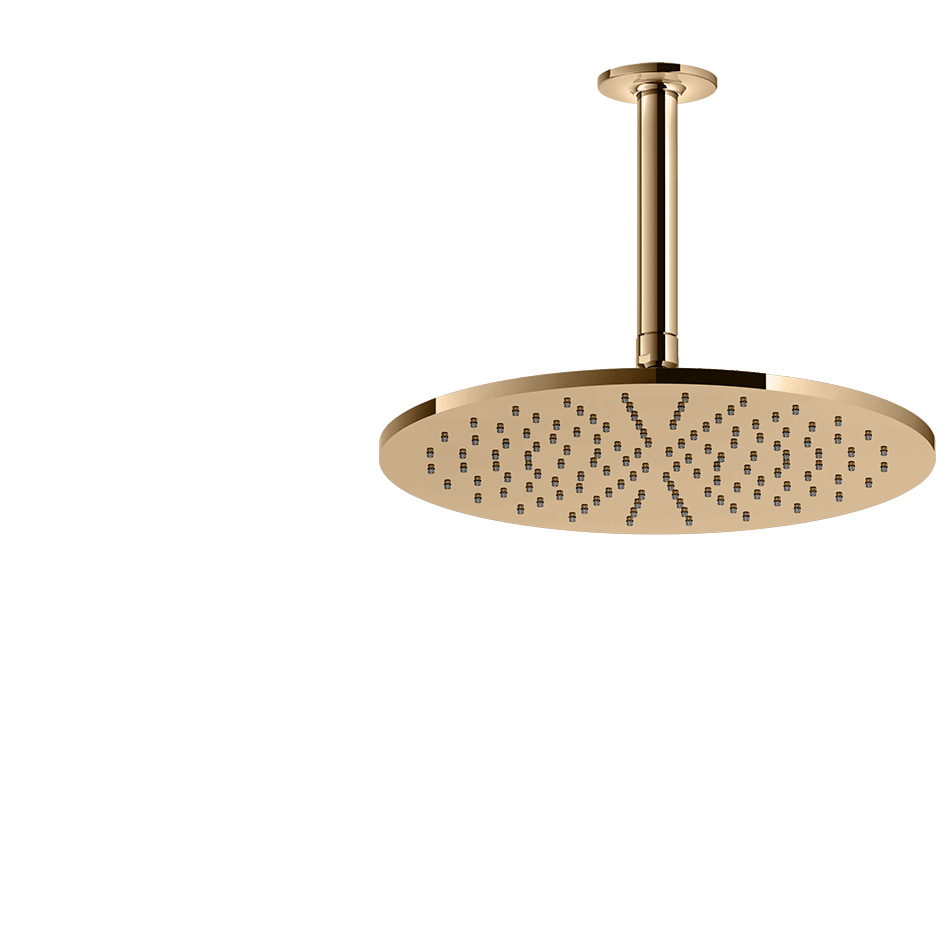 Gessi Showerhead 58250 in Warm Bronze Pvd