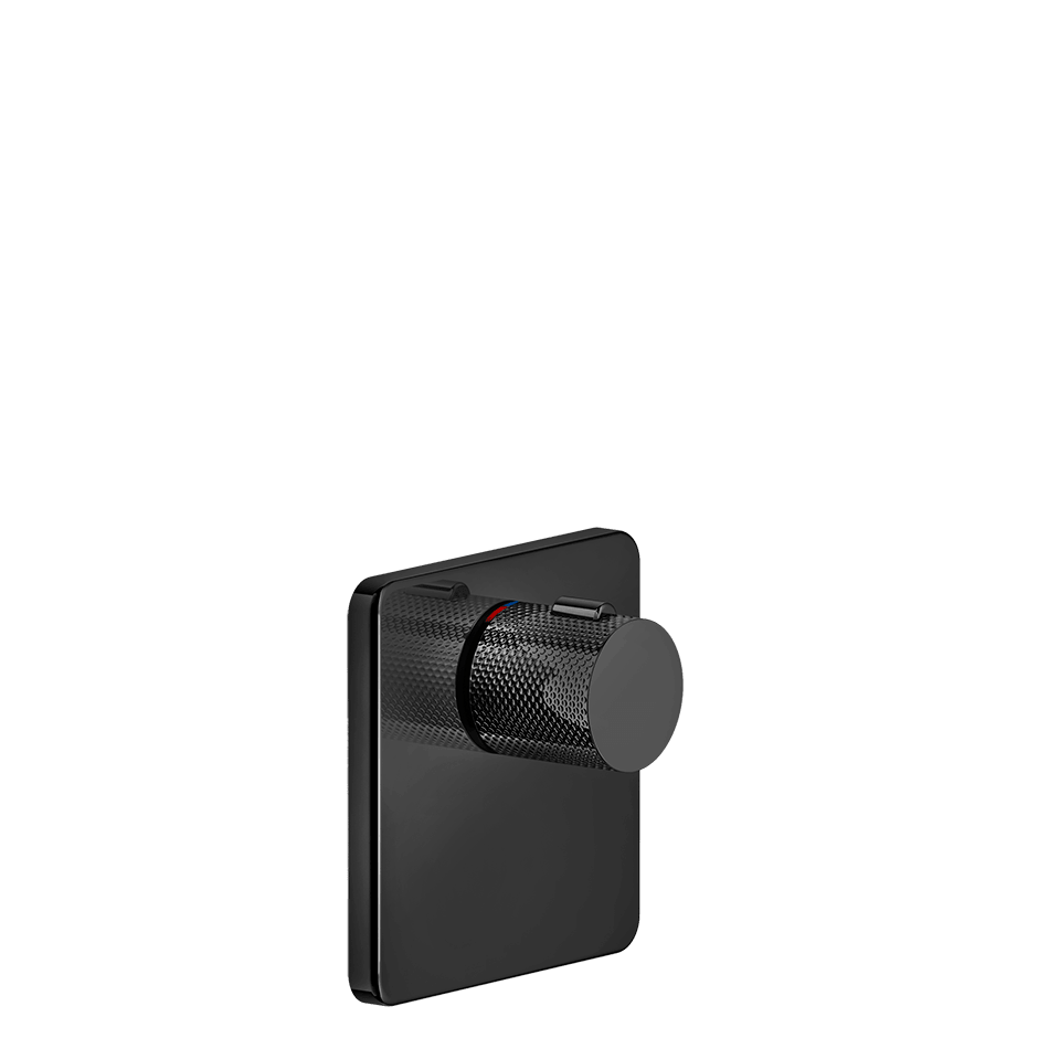 Gessi Shower Mixer 58254 in Black Metal Pvd
