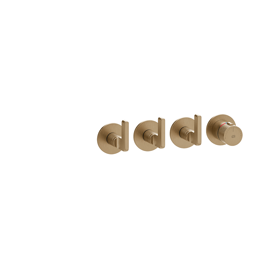 Gessi Shower Mixer 58336 in Warm Bronze Br. Pvd