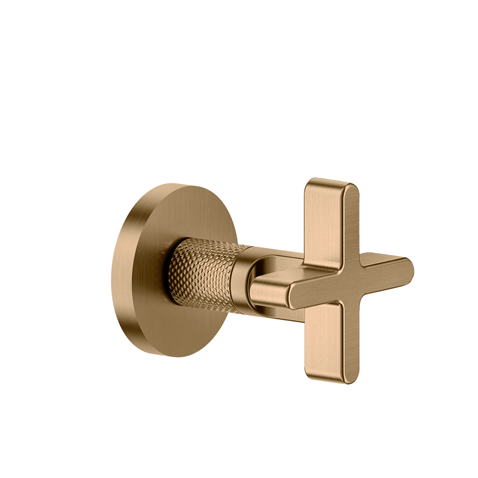 Gessi Stop Valve 58363 in Warm Bronze Br. Pvd